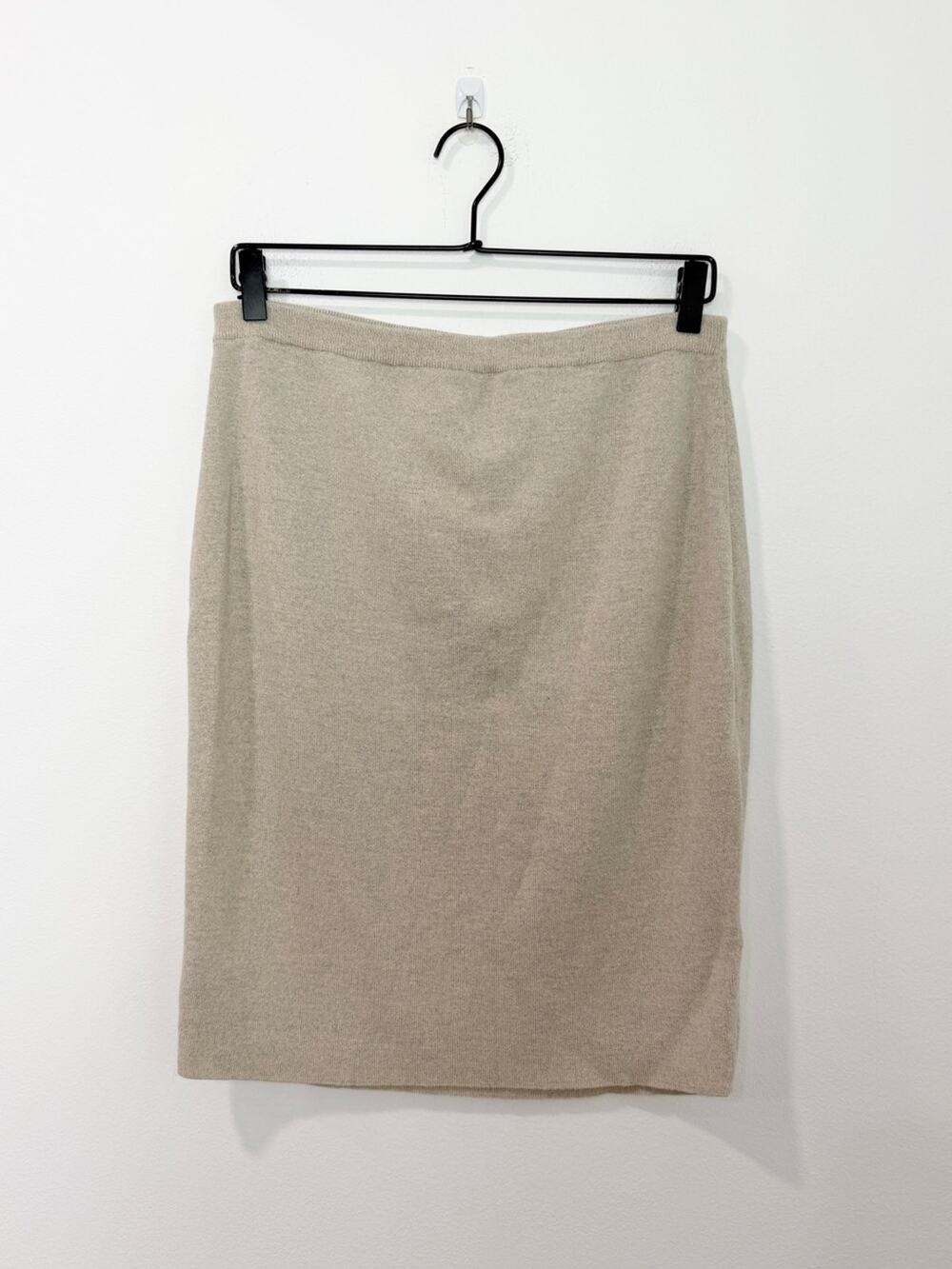 Eileen Fisher The Icons Wool Skirt Sea Salt Size Small Quiet Luxury Minimalist